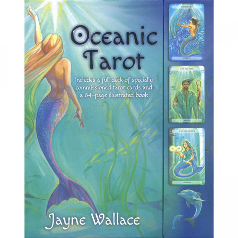 Oceanic Tarot Cards & Illustrated Book Cico Books By Jayne Wallace Ocean NEW