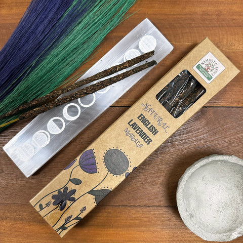 Natural Botanical Masala Incense - English Lavender By Namaste India NEW
