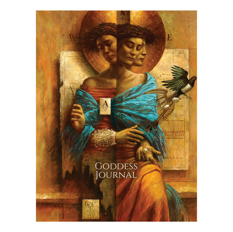 Goddess Journal Notebook Blue Angel Jake Baddeley 220-Page Woman Archetype NEW