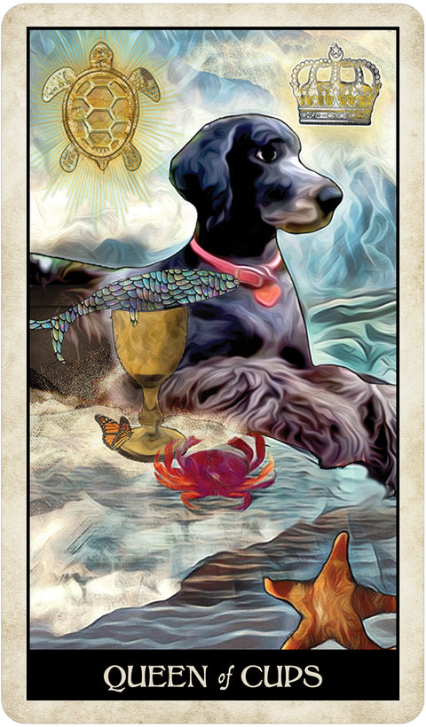 Wise Dog Tarot Cards Deck US Games Systems Mj Cullinane Esoteric 2020 NEW
