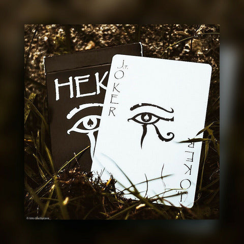 Heka Playing Cards Deck Difatta Gbm G.B.M. USpcc Magic Tricks Poker Black NEW