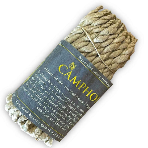 Pure Herbs Camphor Rope Incense Natural Sharp Clean Scent By Nepali Rope NEW