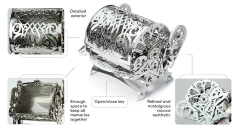 Gorgeous Gearbox Model Building Kit Time For Machine Stainless Steel NEW