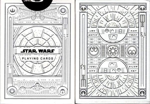 Star Wars Silver Light Theory 11 Playing Cards Deck Magic Tricks Poker USa NEW