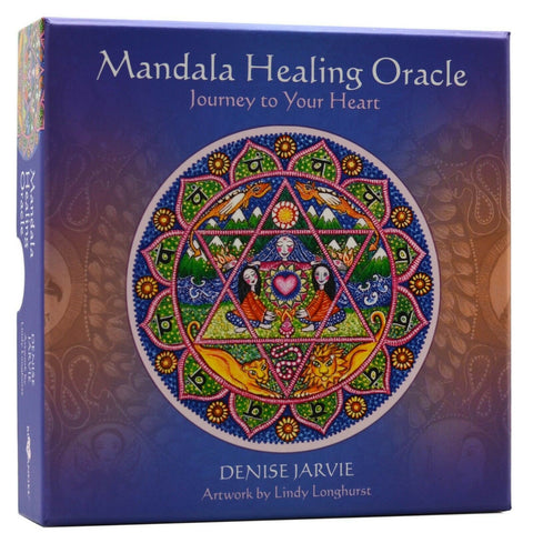Mandala Healing Oracle Cards Deck Blue Angel Esoteric Journey To Your Heart NEW