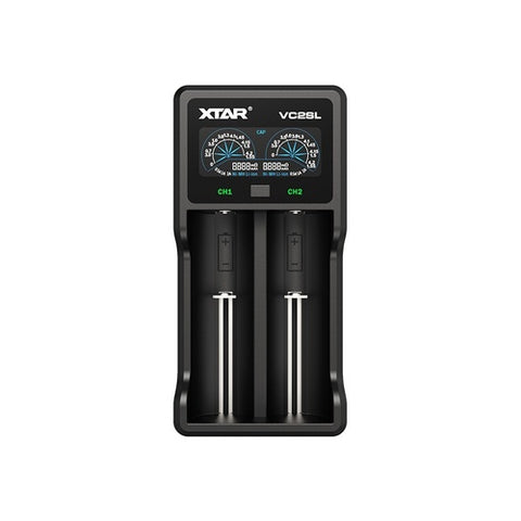 Xtar Vc2Sl USb Li-Ion Ni-Mh Battery Charger Colorful Va Lcd Screen Type-C NEW