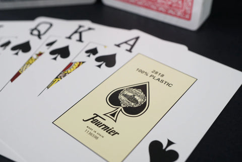 Fournier 2818 GREEN Deck - 100% Plastic Playing Casino Poker Cards Deck