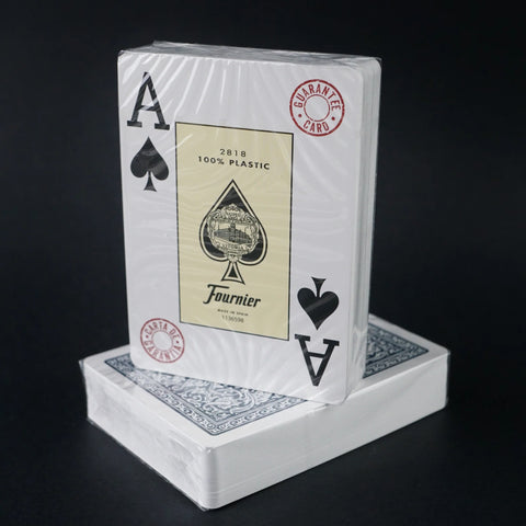 Fournier 2818 GREEN Deck - 100% Plastic Playing Casino Poker Cards Deck