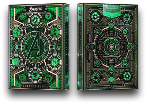 Avengers Green Edition The Infinity Saga Theory 11 Playing Cards Marvel Saga