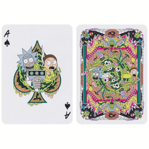 Rick And Morty Playing Cards Deck Premium Theory 11 Magic Tricks USpcc T1182