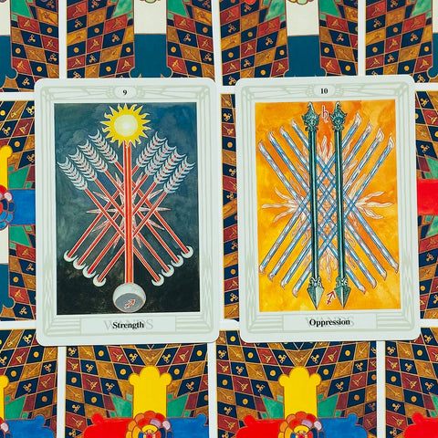 Crowley Thoth Tarot Deck Large Cards Esoteric Telling US Games Systems NEW