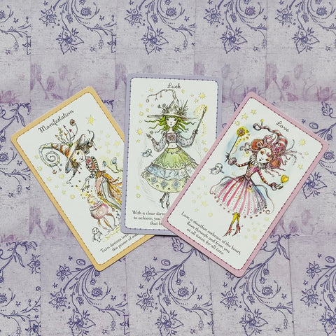 Witchlings Cards Deck & Book Set Enchanting Spells Energy US Games Systems NEW