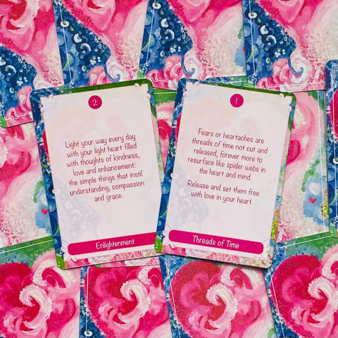 Heart Songs Inspirational Cards Pink Deck Lena Matheas Animal Dreaming Ad15