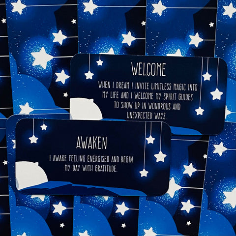 Sweet Dreams Spiritual Cards Night Time Affirmations Rockpool Publishing NEW