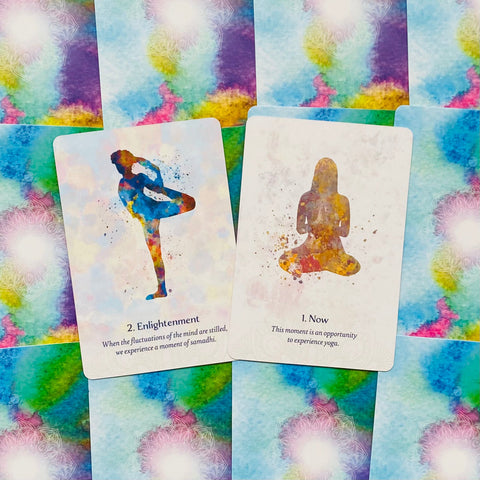 Yoga Wisdom Oracle Cards Deck Blue Angel By Anthony Salerno Daily Practice NEW
