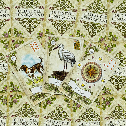 Old Style Lenormand Fortune-Telling Cards Deck US Games Systems Alexander Ray