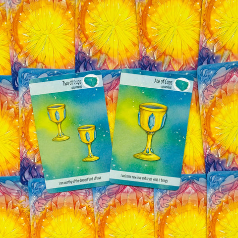 The Crystal Power Tarot Cards Deck & Book Cico Books Jayne Wallace Esoteric NEW