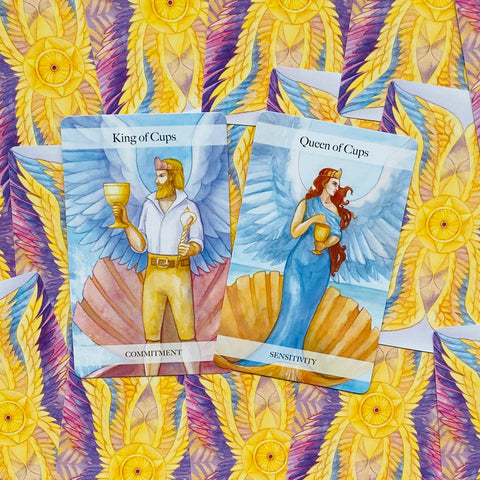 The Angel Tarot Cards & Illustrated Book Cico Books By Jayne Wallace Heaven NEW