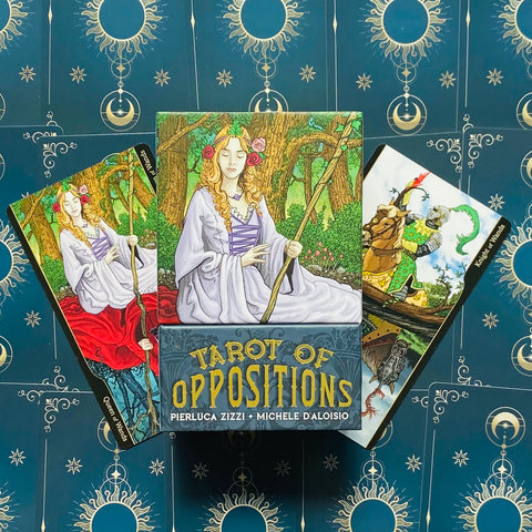 Tarot Of Oppositions Cards Deck And Book Lo Scarabeo Pierluca Zizzi Michele NEW
