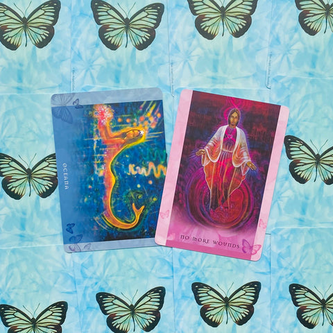 Universal Wisdom Oracle Deck Cards Esoteric Fortune Telling Blue Angel NEW
