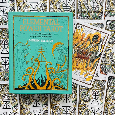 Elemental Power Tarot Cards & Illustrated Book Cico Books Melinda Lee Holm NEW