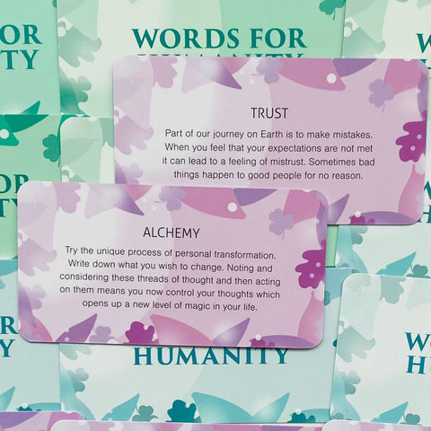 Words For Humanity Affirmation Cards Deck Animal Dreaming Linet Amalie NEW