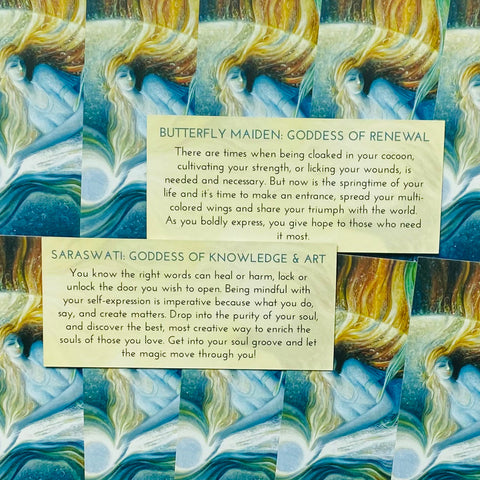 Dream Goddess Empowerment Cards Deck Blue Angel by Kelly Sullivan Walden DRG55