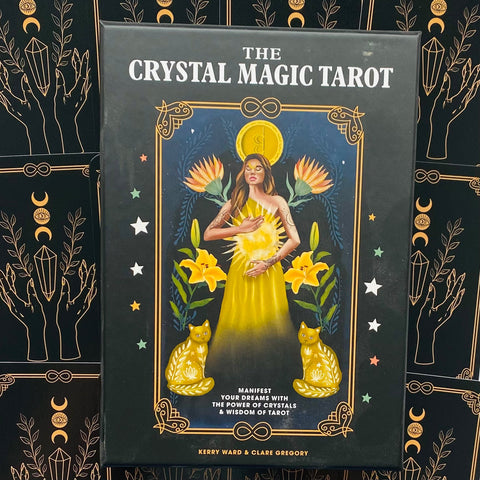 The Crystal Magic Tarot Cards Deck Orange Hippo Manifest Your Dreams NEW