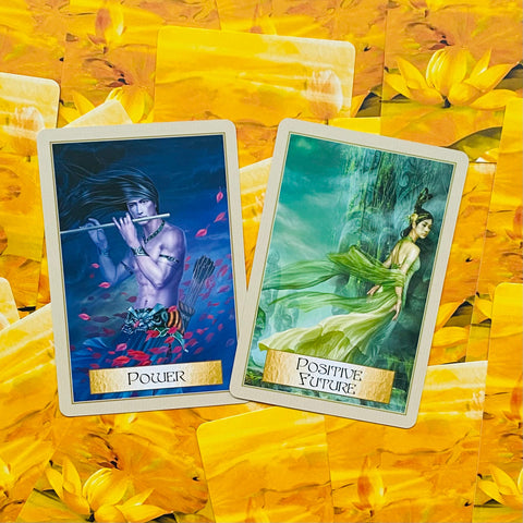 Wisdom Of The Golden Path Oracle Deck Cards Fortune Telling Blue Angel NEW