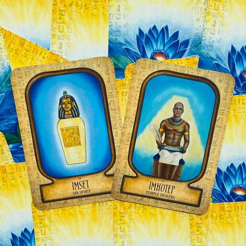 Auset Egyptian Oracle Cards Rockpool E.Jensen & M.Klement Divination Alchemy NEW