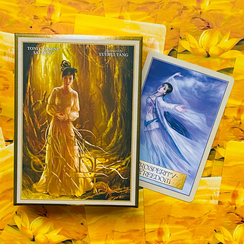 Wisdom Of The Golden Path Oracle Deck Cards Fortune Telling Blue Angel NEW