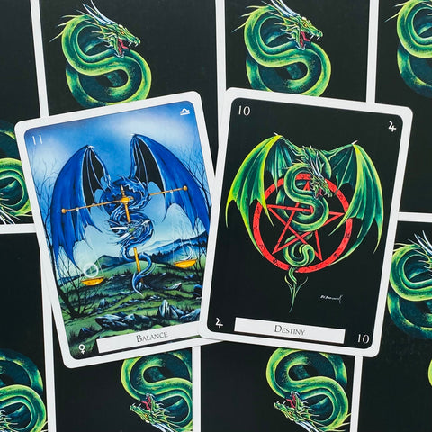 Imperial Dragon Oracle Deck Cards Esoteric Telling US Games Systems NEW