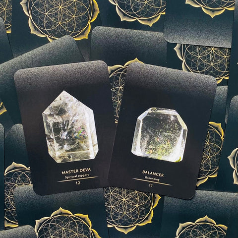 Master Teacher Crystal Oracle Cards Deck Rockpool Publishing Master Devas NEW