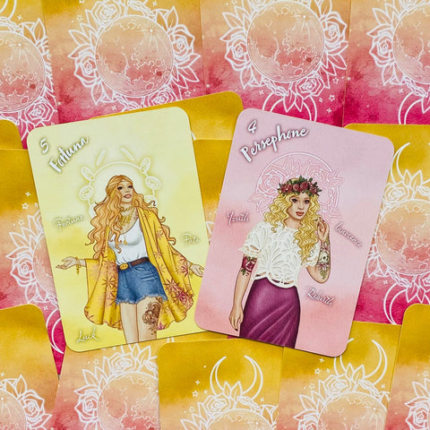 Goddesses Among US Oracle Cards Deck Rockpool Activation Body-Positive Modern