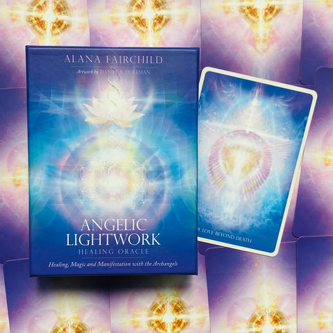 Angelic Lightwork Healing Oracle Magic Cards Deck Blue Angel Alana Fairchild NEW