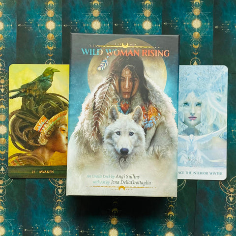 Wild Woman Rising Oracle Cards Deck Angi Sullins US Games Systems Fantasy Wld44