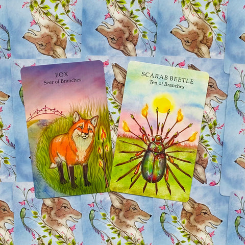 Spirit Animal Tarot Cards & Book Cico Books By Dawn Brunke & Ola Liola NEW