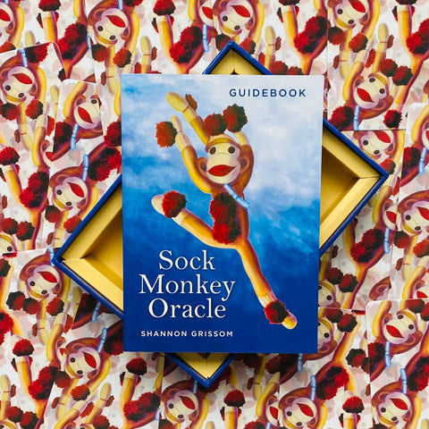 Sock Monkey Oracle Cards Deck Beyond Words Shannon Grissom And Guidebook NEW