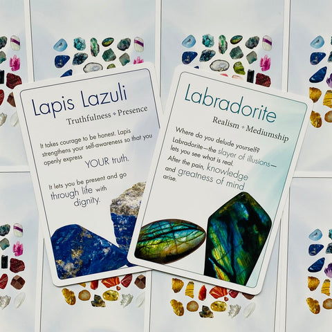 Healing Stones Cards Deck For Health Vital Energy & Power K.Lemke Agm Urania NEW