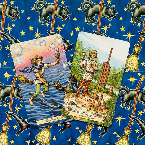 Everyday Witch Tarot Mini Cards Deck Llewellyn Deborah Blake Elisabeth Alba NEW