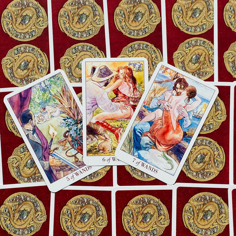Sexual Magic Mini Tarot Cards Deck Esoteric Fortune Telling Lo Scarabeo NEW