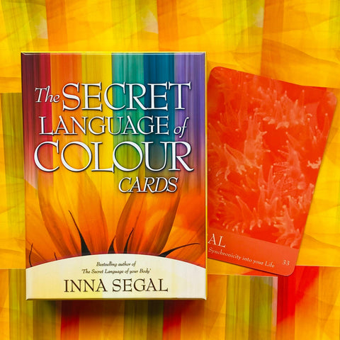 Secret Language Of Colour Oracle Cards Deck Blue Angel Inna Segal Esoteric NEW