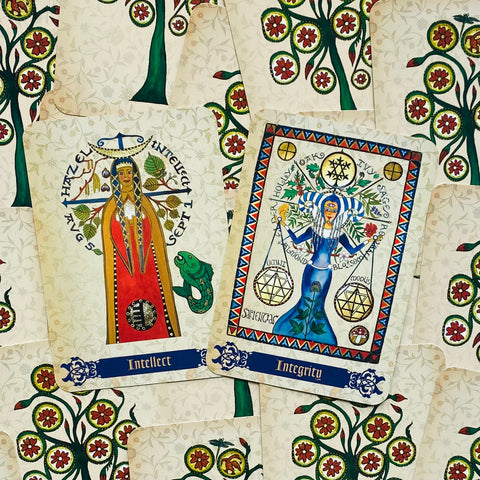 Enchanted Spell Oracle Cards Deck Rockpool Publishing Medieval Hedgewitch NEW
