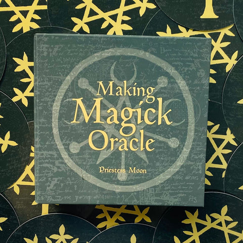 Making Magick Oracle Round Cards Rockpool Priestess Moon Symbolic Manifest NEW