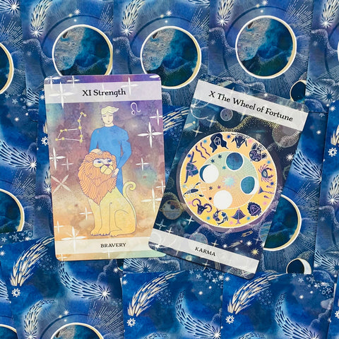 The Moon & Stars Tarot Cards With Book Cico Books By Jayne Wallace Healing NEW