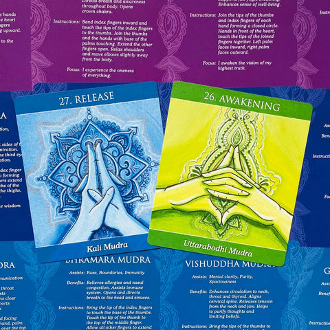 Mudras For Awakening The Energy Body Cards Deck & Book US Games Systems NEW
