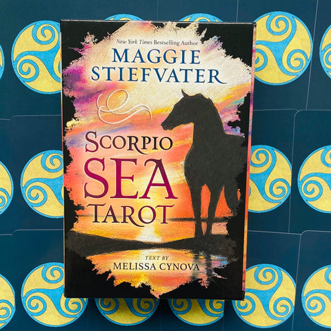 Scorpio Sea Tarot Cards Deck & Book Set Llewellyn Maggie Stiefvater Cynova NEW