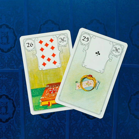 Lenormand Blue Owl Premium Edition Silver Foil Cards Deck Agm Urania 1067012818