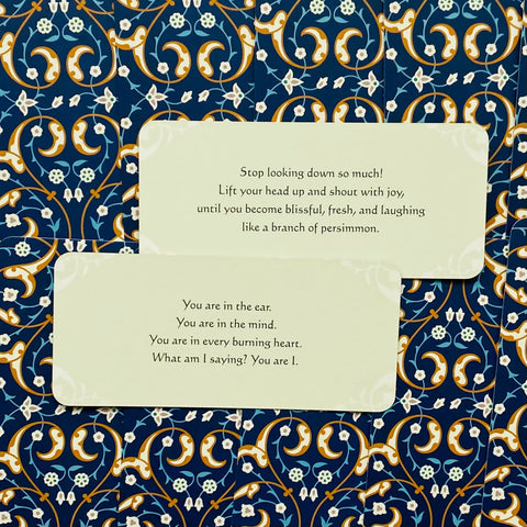 Rumi Jewels Of Wisdom Healing And Guidance Insight Cards Deck Blue Angel NEW