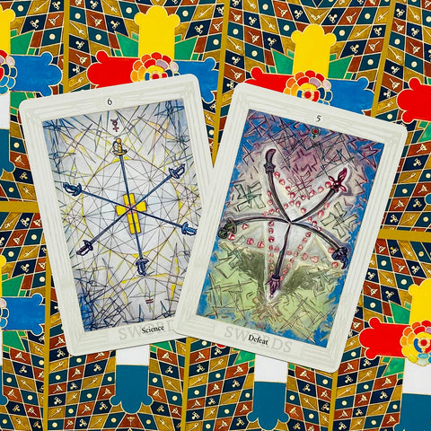 Thoth Tarot Cards De Luxe Aleister Crowley By Frieda Harris Art Agm 1067012377